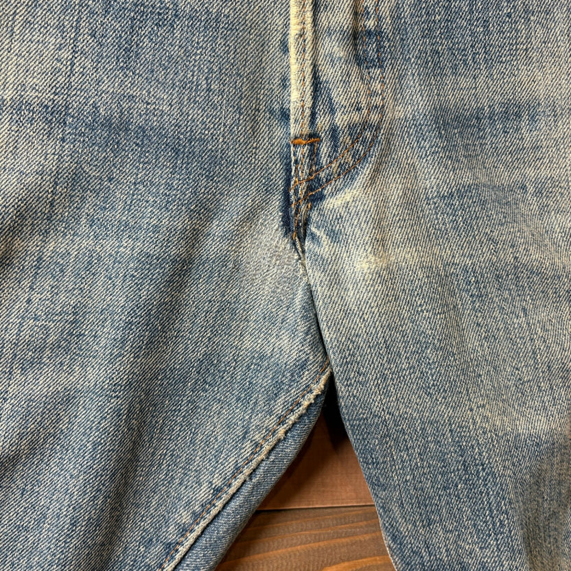 1970s Levi's 501 "66 Single" Damaged Denim Pant