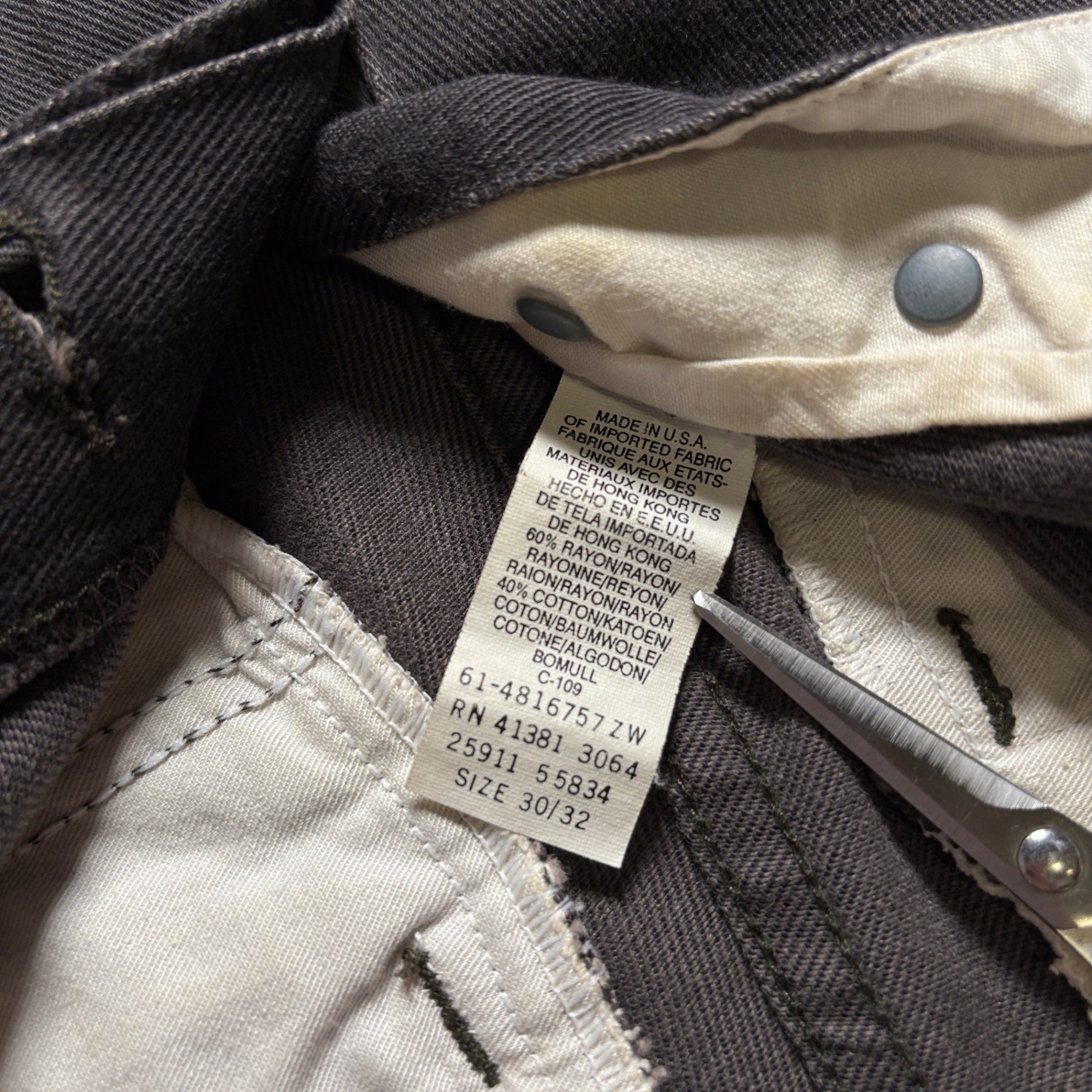 1990s RRL "Rayon×Cotton" Frisco Pant