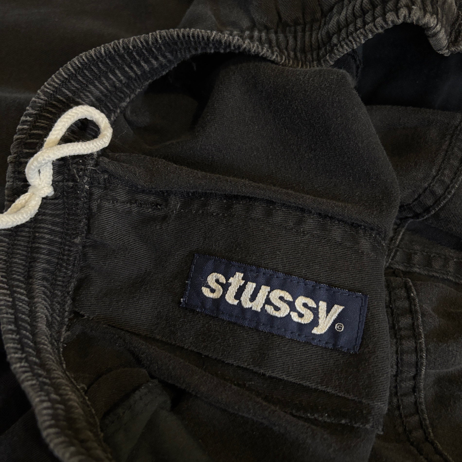 1990s STUSSY "BLACK" Easy Short Pant