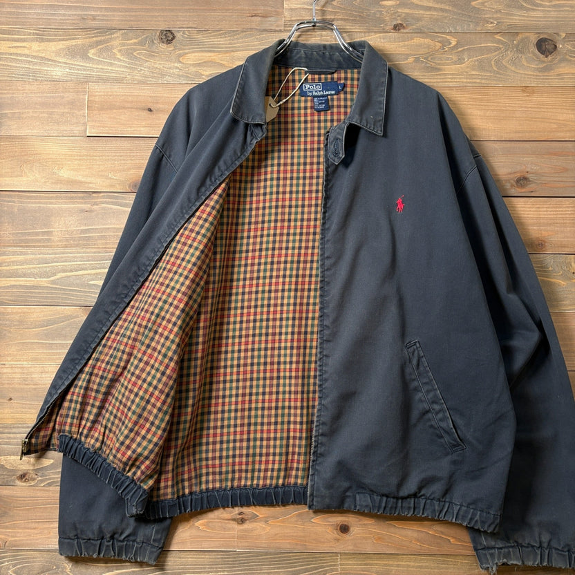 1990s Polo Ralph Lauren "Plaid Lining" Drizzler Jacket