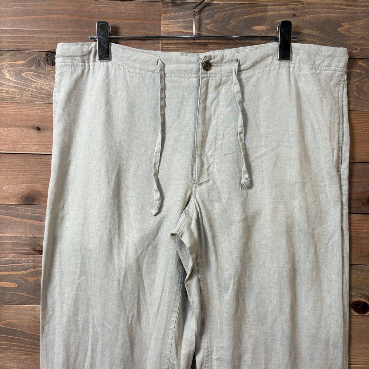 2000s Perry Ellis "LINEN" Easy Pant