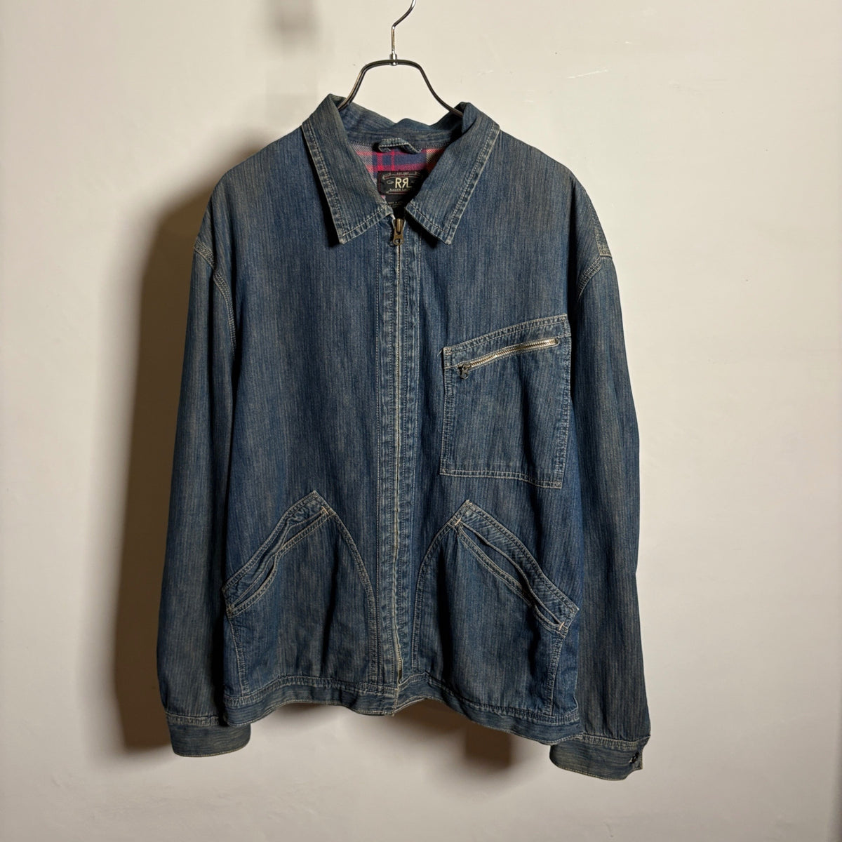 1990s RRL "91-B TYPE" Herringbone Denim Jacket