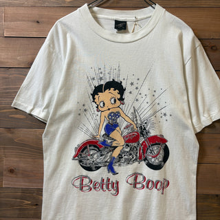 1990s Betty Boop Motorcycle Design T-Shirt