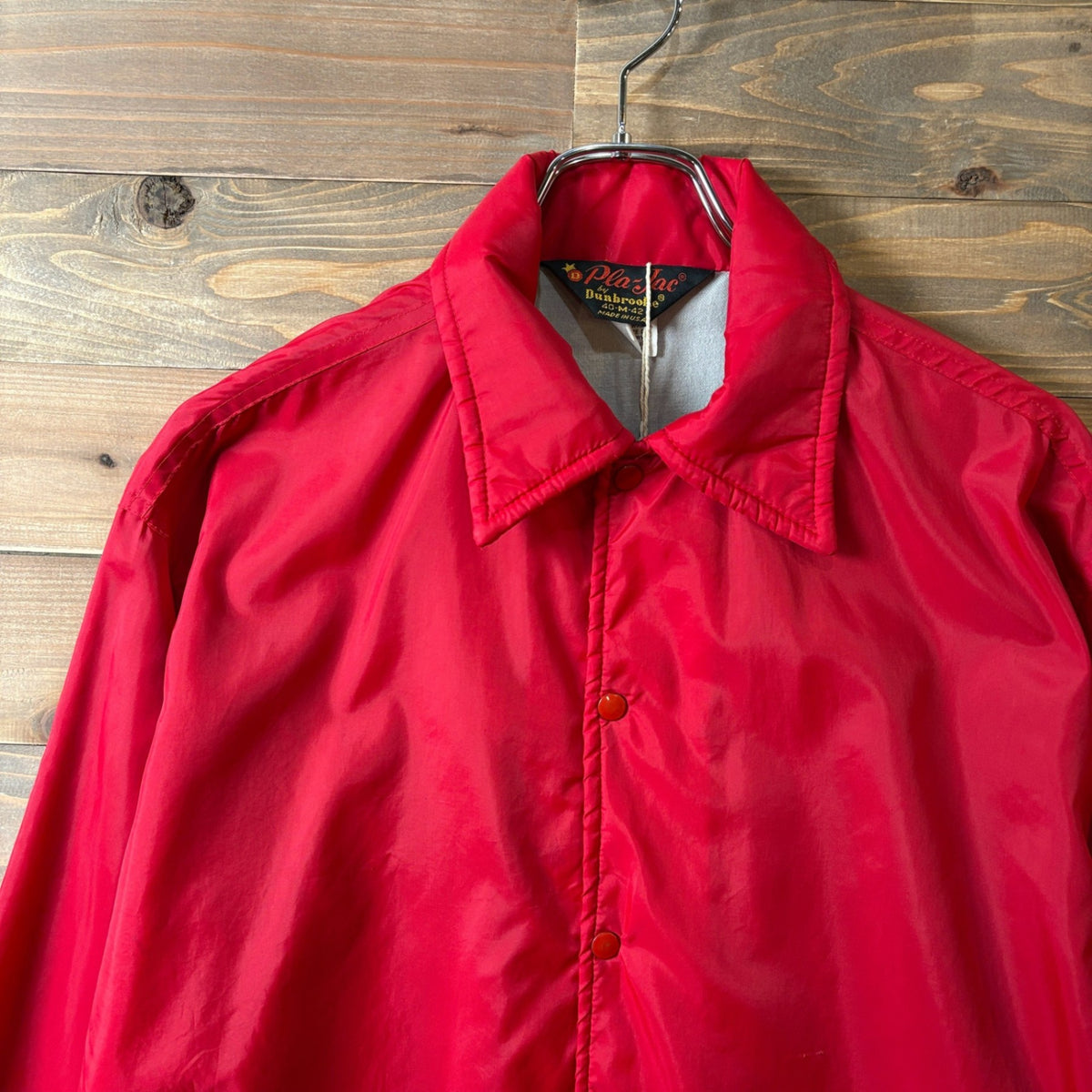 1970s~1980s Pla-Jac "BERNALILLO FIRE DEPT." Coach Jacket