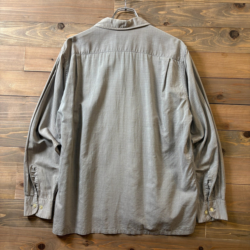 1960s TOWNCRAFT "Open Collar Cotton Shirt"