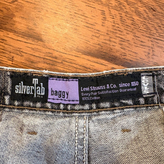 1990s~2000s Levi's SilverTab "Baggy" Black Denim Pants
