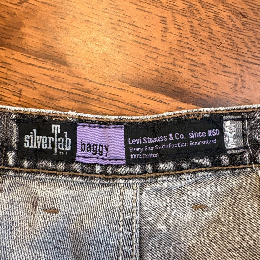 1990s~2000s Levi's SilverTab "Baggy" Black Denim Pants