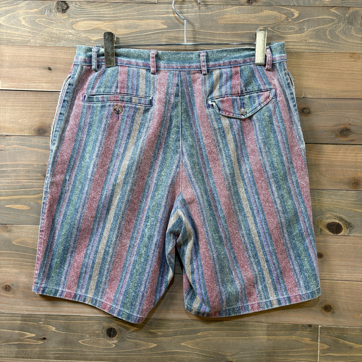 1980s~ St. John's Bay Multi Color Shorts