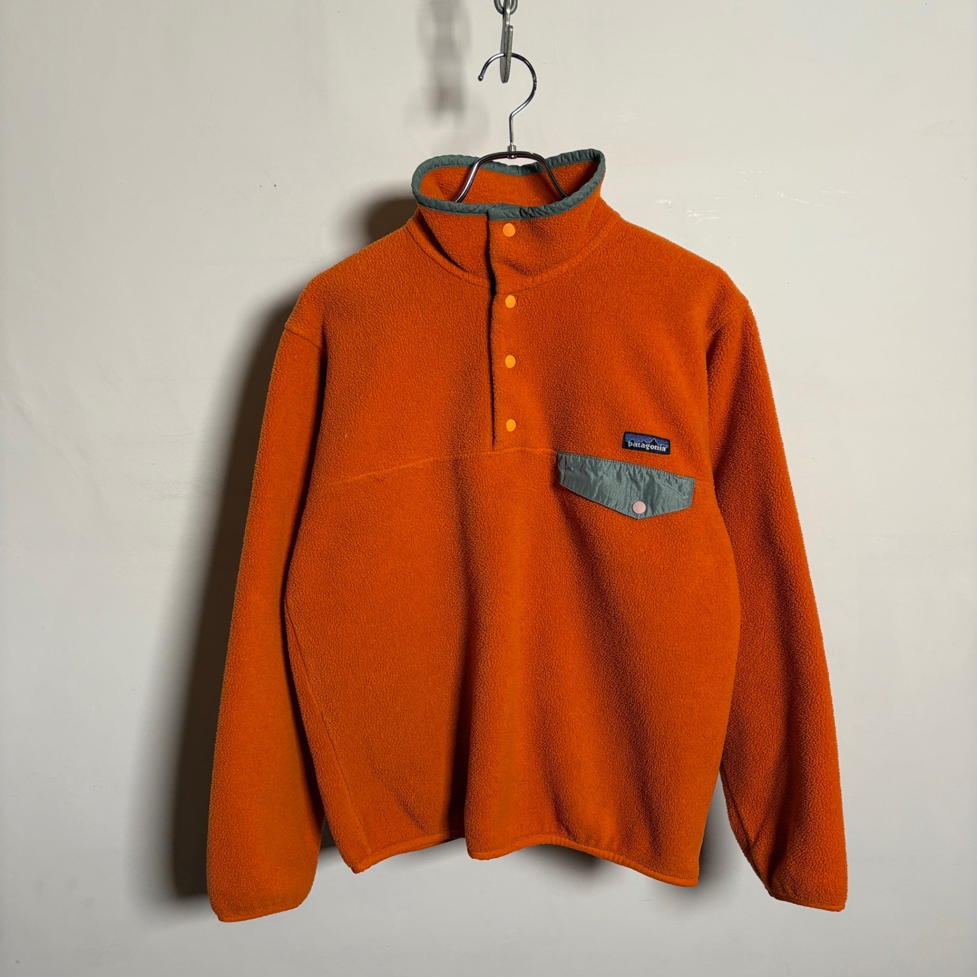 1990s Patagonia "ORANGE" SYNCHILLA SNAP-T