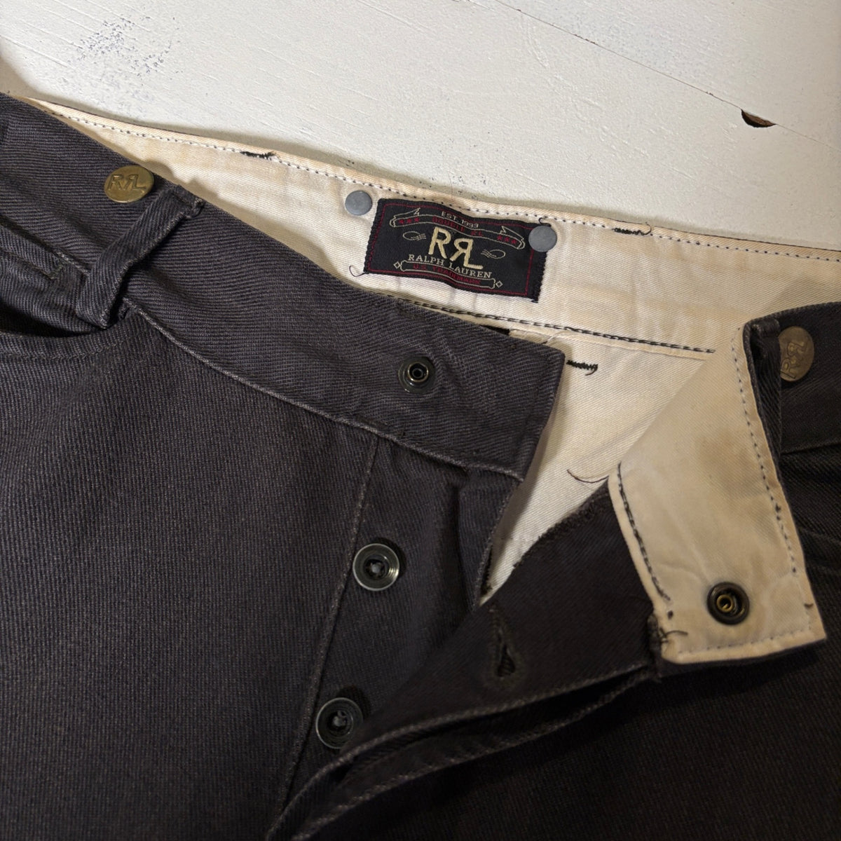 1990s RRL "Rayon×Cotton" Frisco Pant