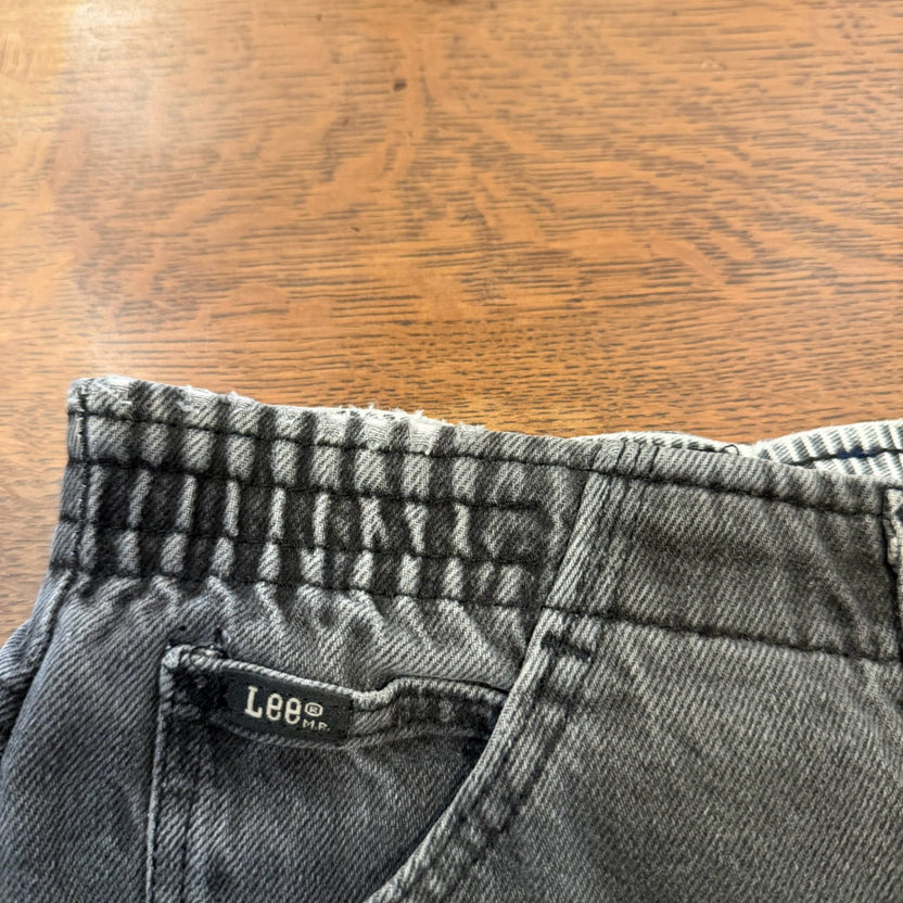 1990s Lee Made in USA Black Easy Pants