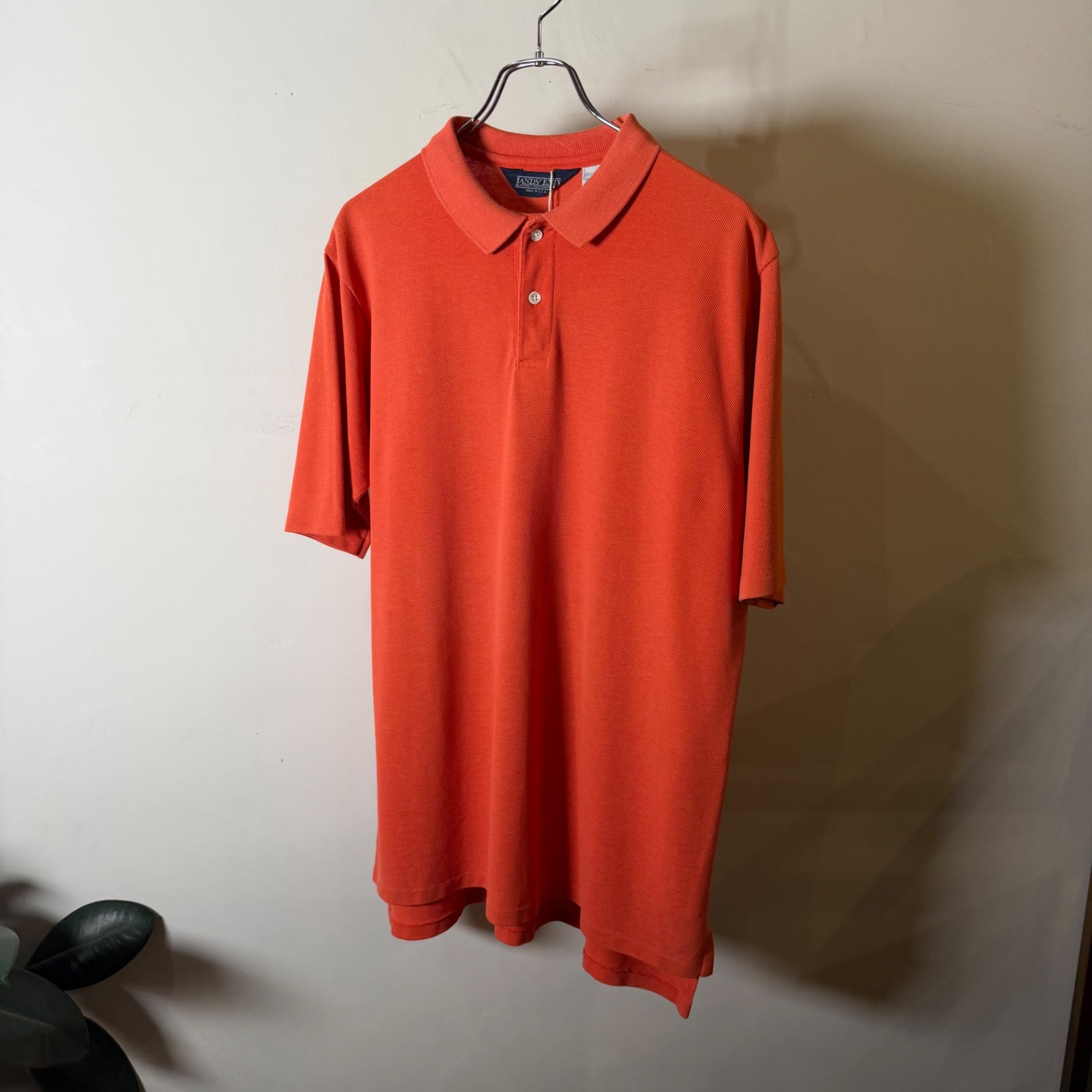 1990s LANDS' END "鹿の子" Polo Shirt