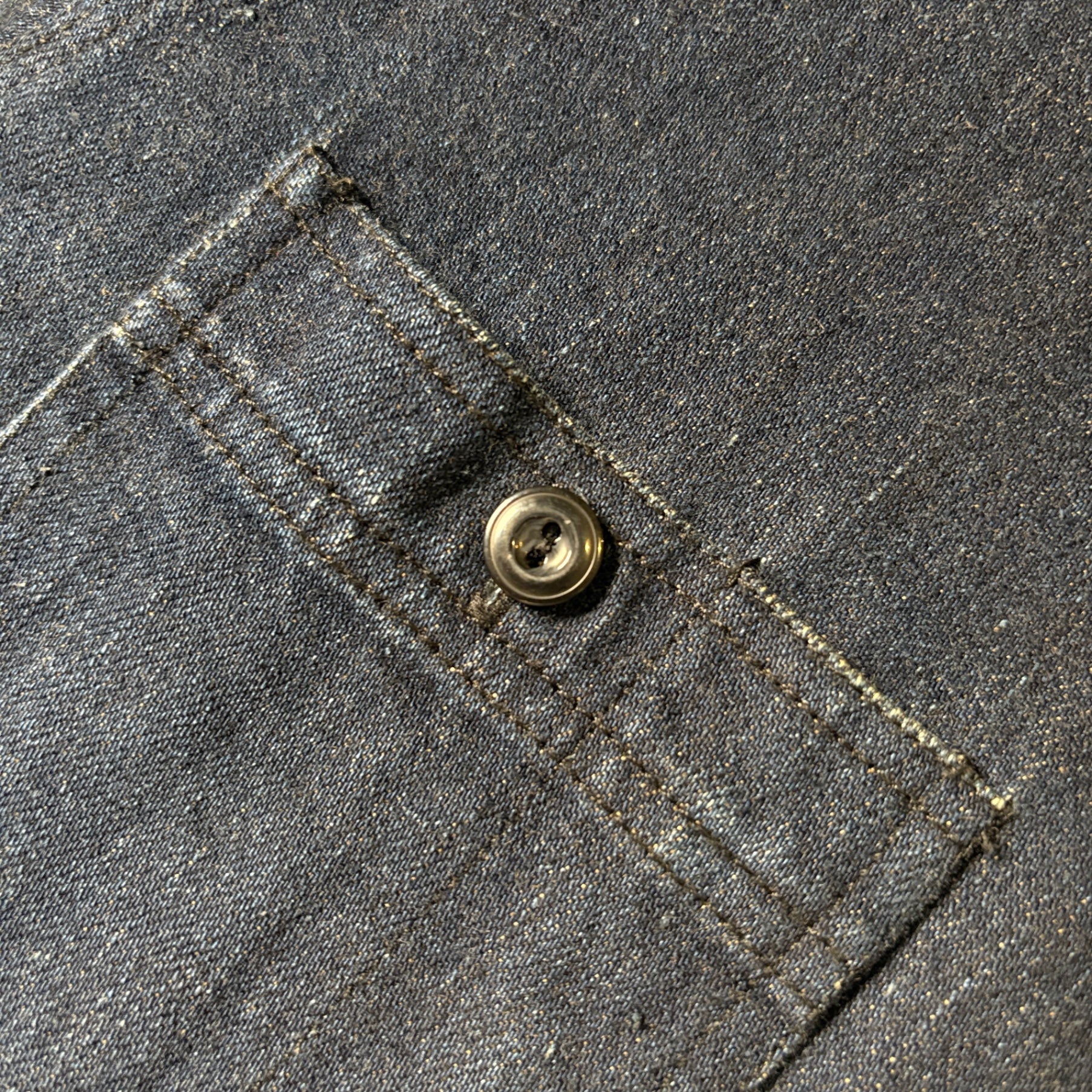 2000s RRL "ガチャポケ" Denim Pullover Shirt