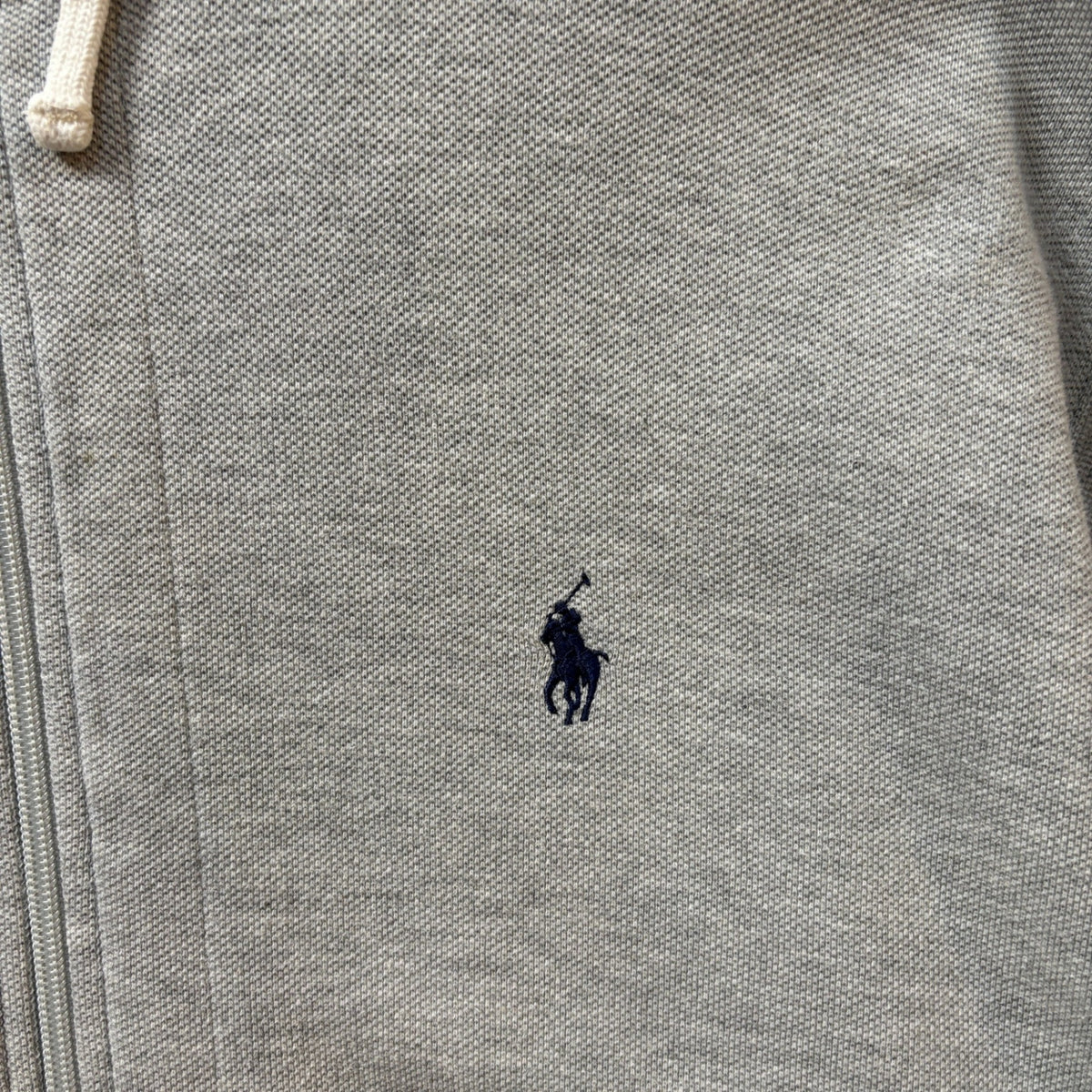 2000s Polo Ralph Lauren "Pique" Slash Pocket Zip-Up Hoodie