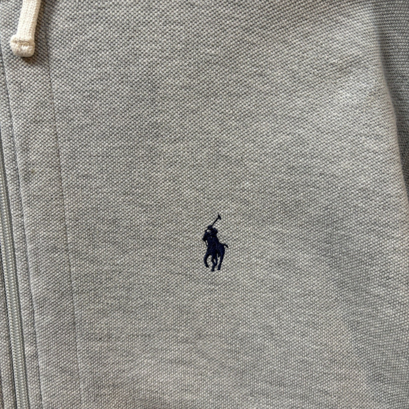 2000s Polo Ralph Lauren "Pique" Slash Pocket Zip-Up Hoodie