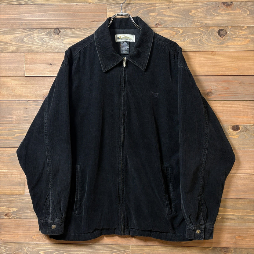 1990s~2000s Quiksilver "Black" Corduroy Drizzler Jacket