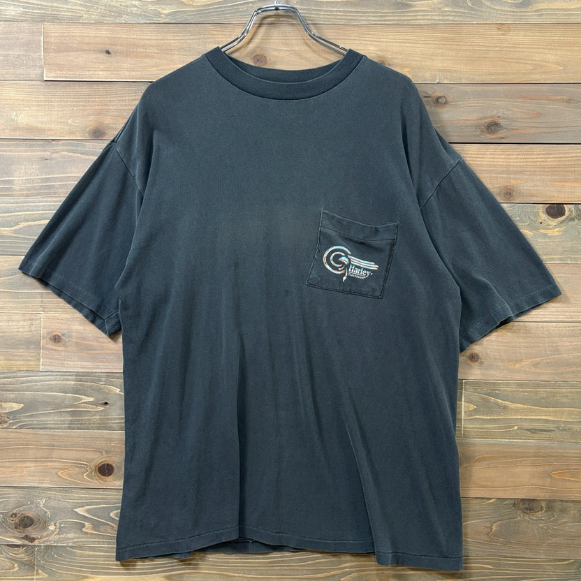 1990s Harley-Davidson "EAGLE" Pocket T-Shirt