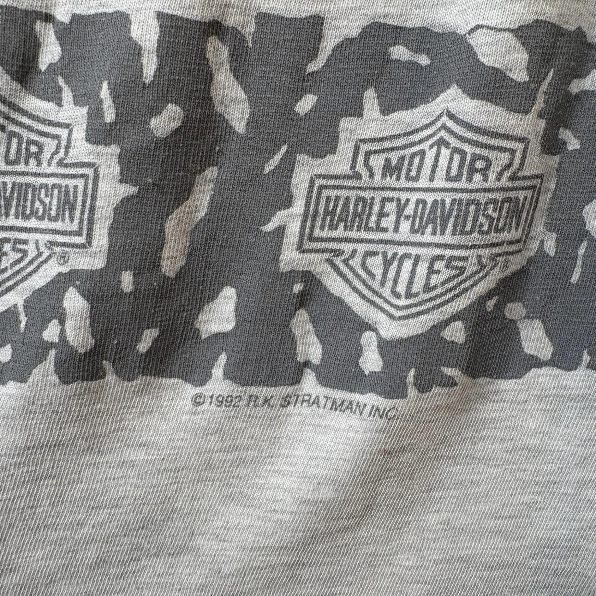 1990s Harley-Davidson "All-Over Pattern" T-Shirt