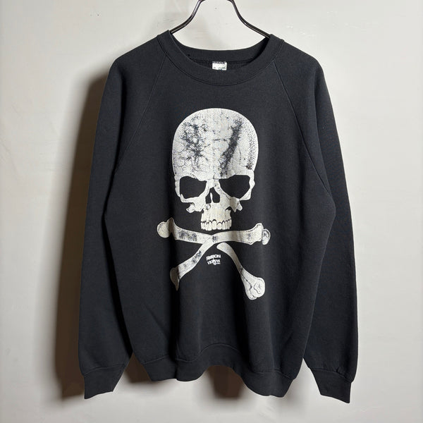 1990s FRUIT OF THE LOOM "Skull" FASHION VICTIM Sweat Shirt