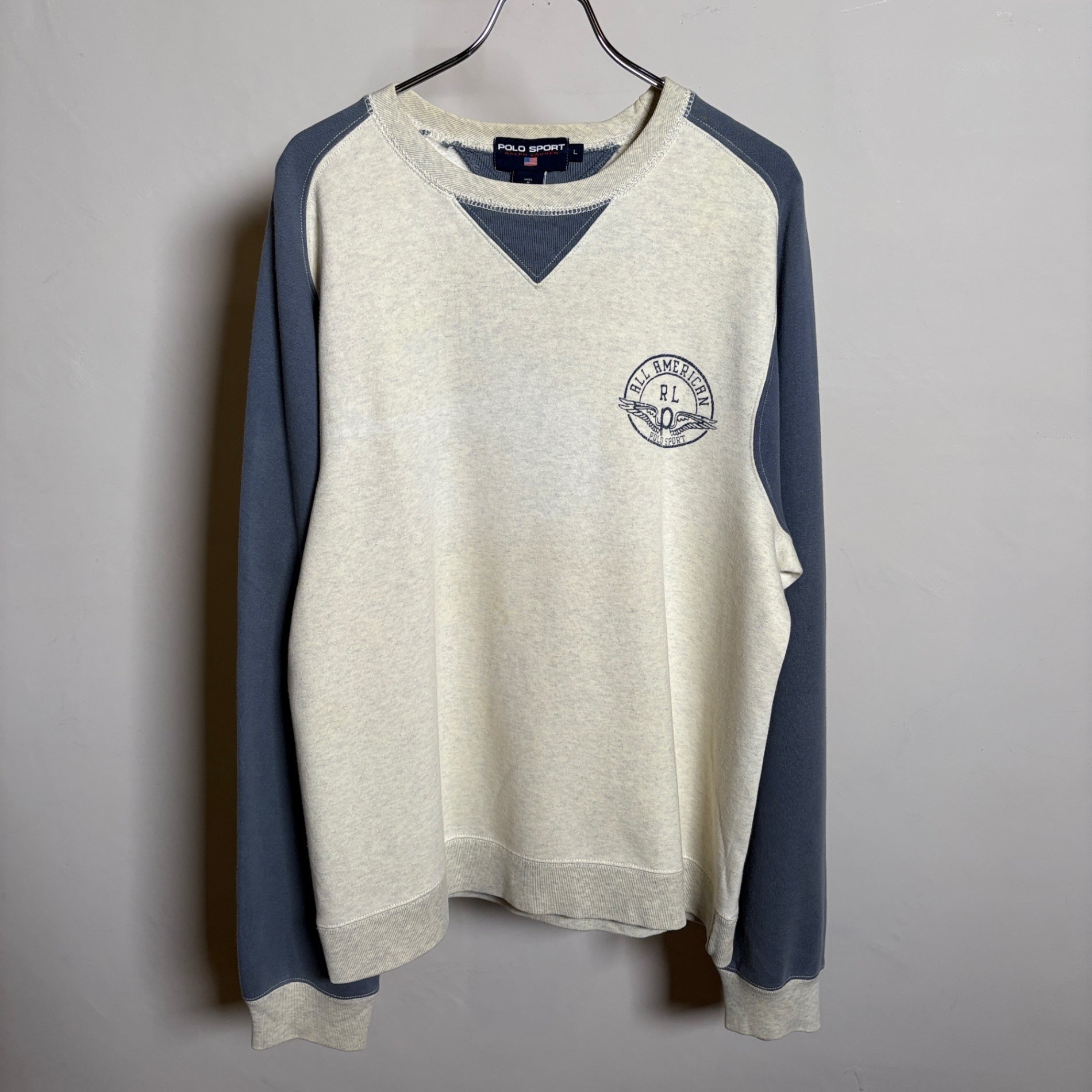 1990s POLO SPORT "Freedom Sleeve" Sweat Shirt