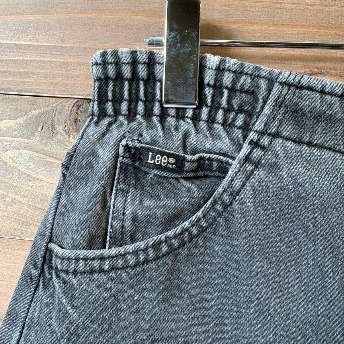 1990s Lee Made in USA Black Easy Pants
