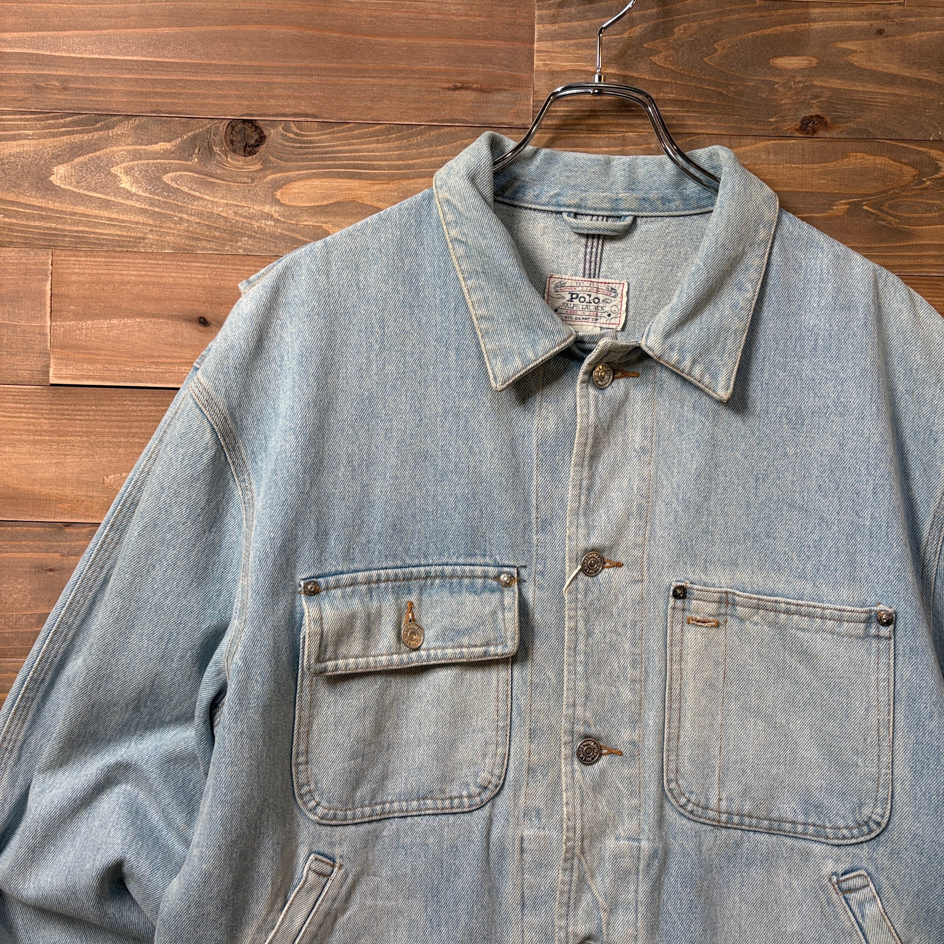 1980s Polo Ralph Lauren "Gacha Pocket" Denim Jacket