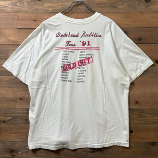1990s Hanes GREATFUL DUDES "Dude head Ambition Tour '91" Band T-Shirt