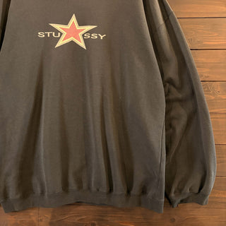1990s STUSSY "Star Logo" Sweatshirt