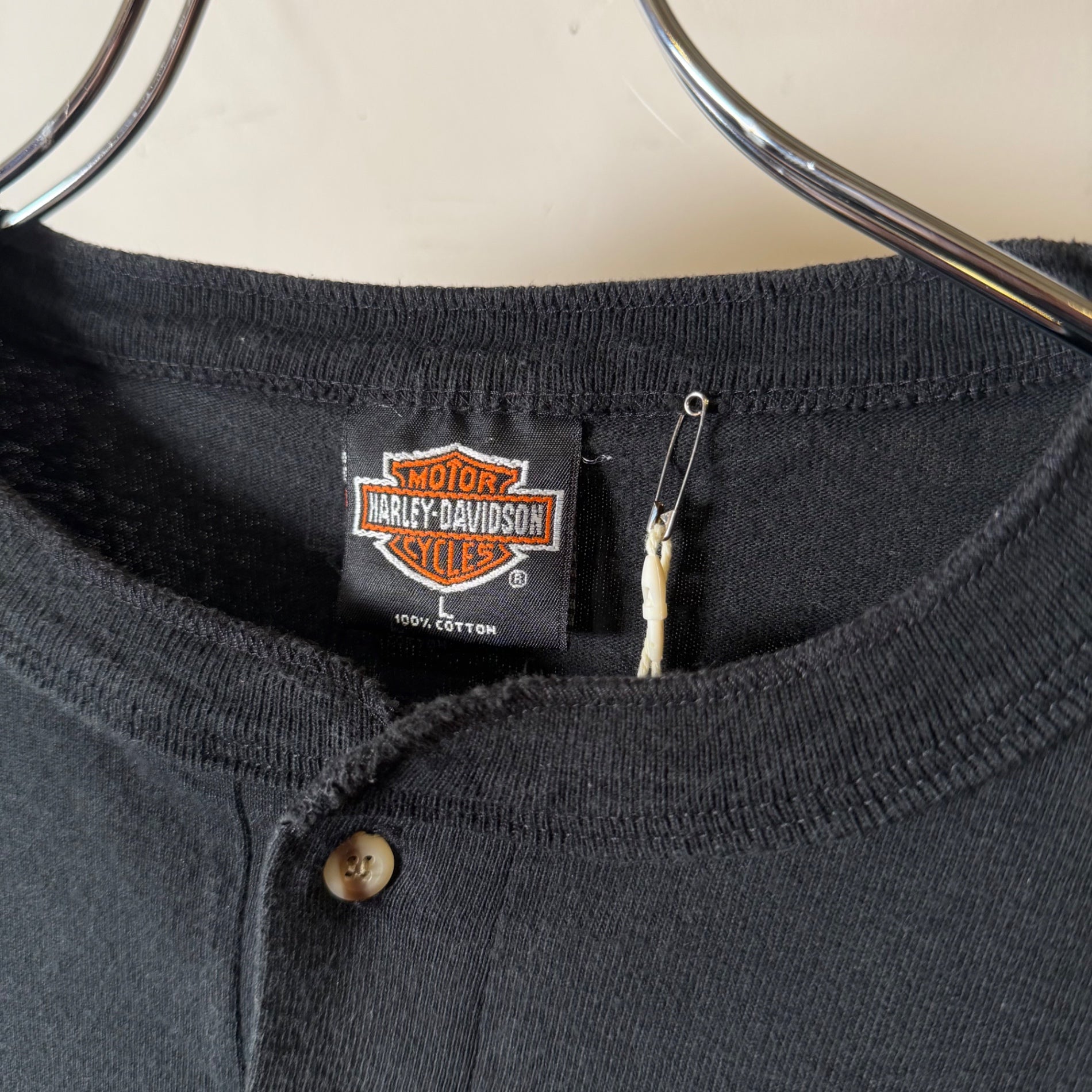 1990s Harley-Davidson "Henry-Neck" T-Shirt