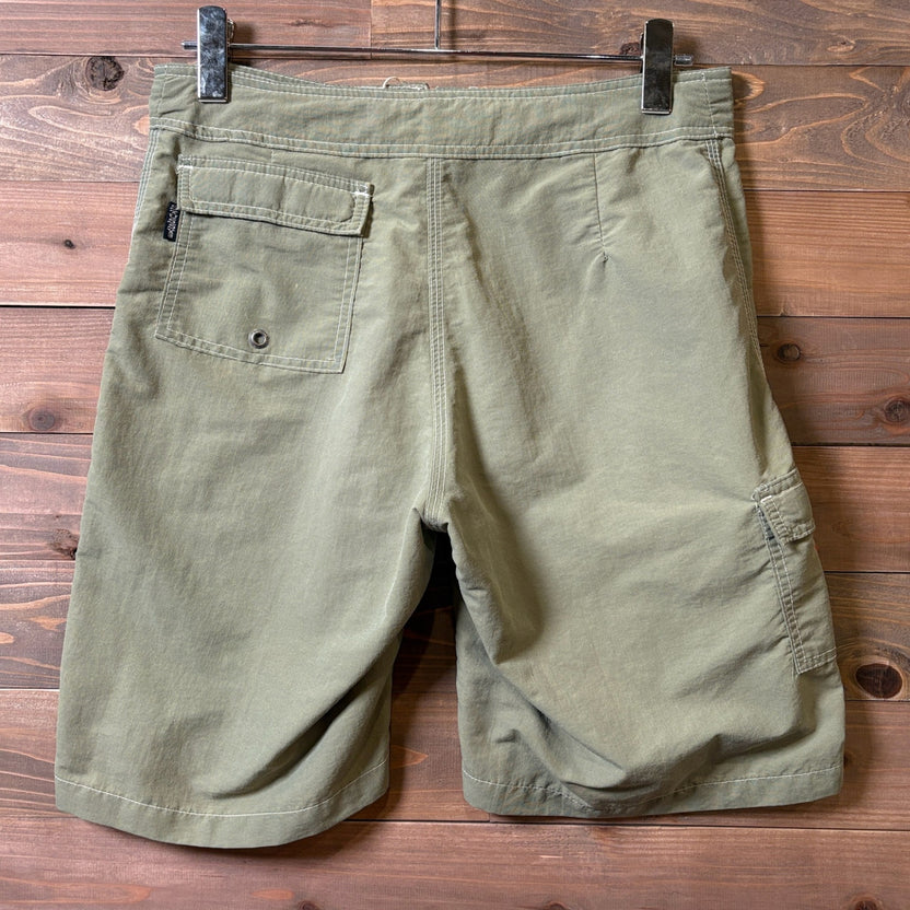 1990s STUSSY "Khaki" Swim Shorts