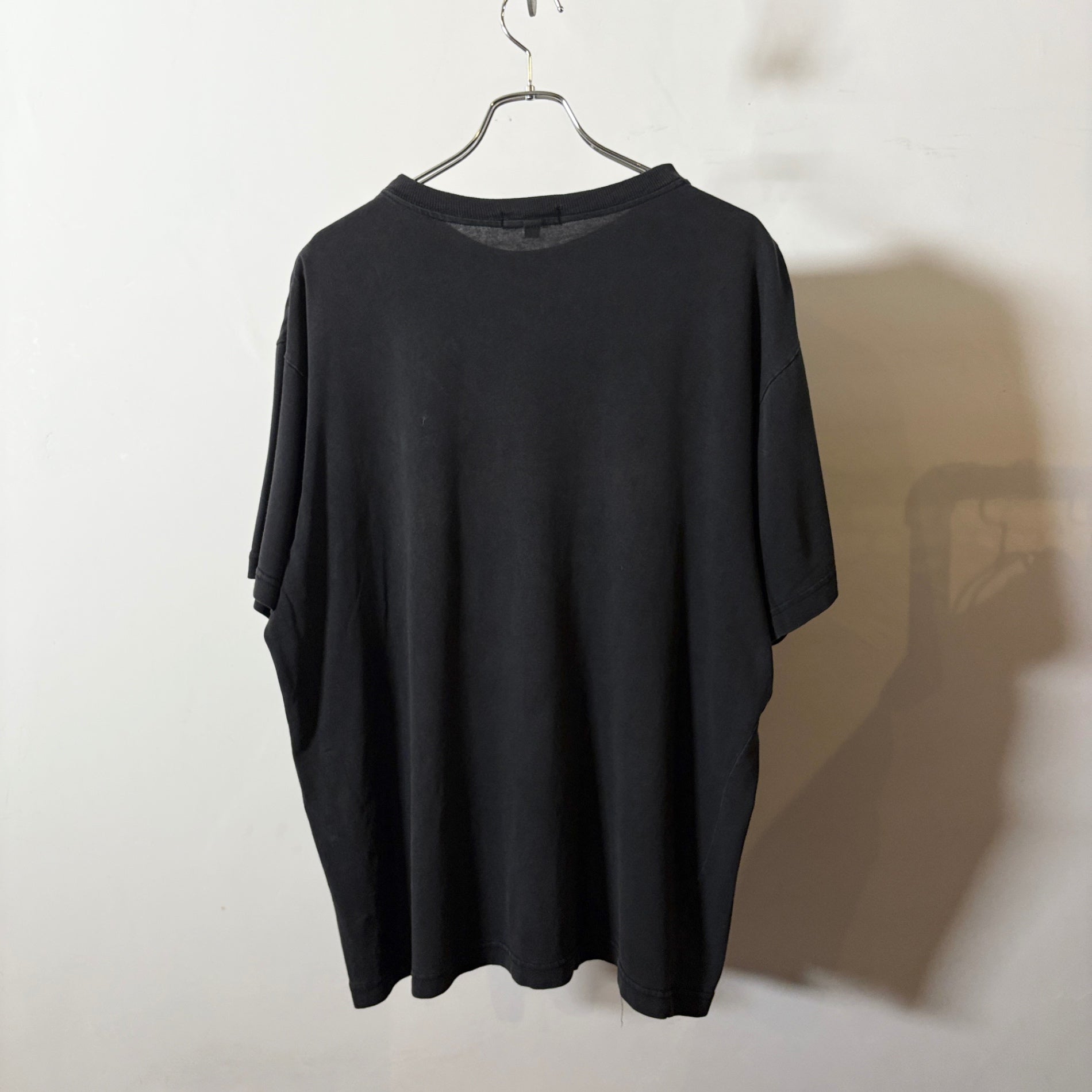 1980s STUSSY "BLACK" Logo Pocket T-Shirt