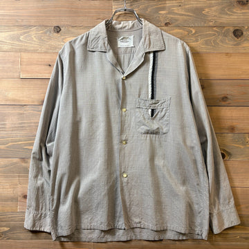 1960s TOWNCRAFT "Open Collar Cotton Shirt"