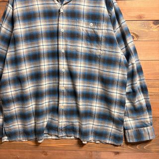 1990s Polo Sport ”Ombré Check” Open Collar Shirt