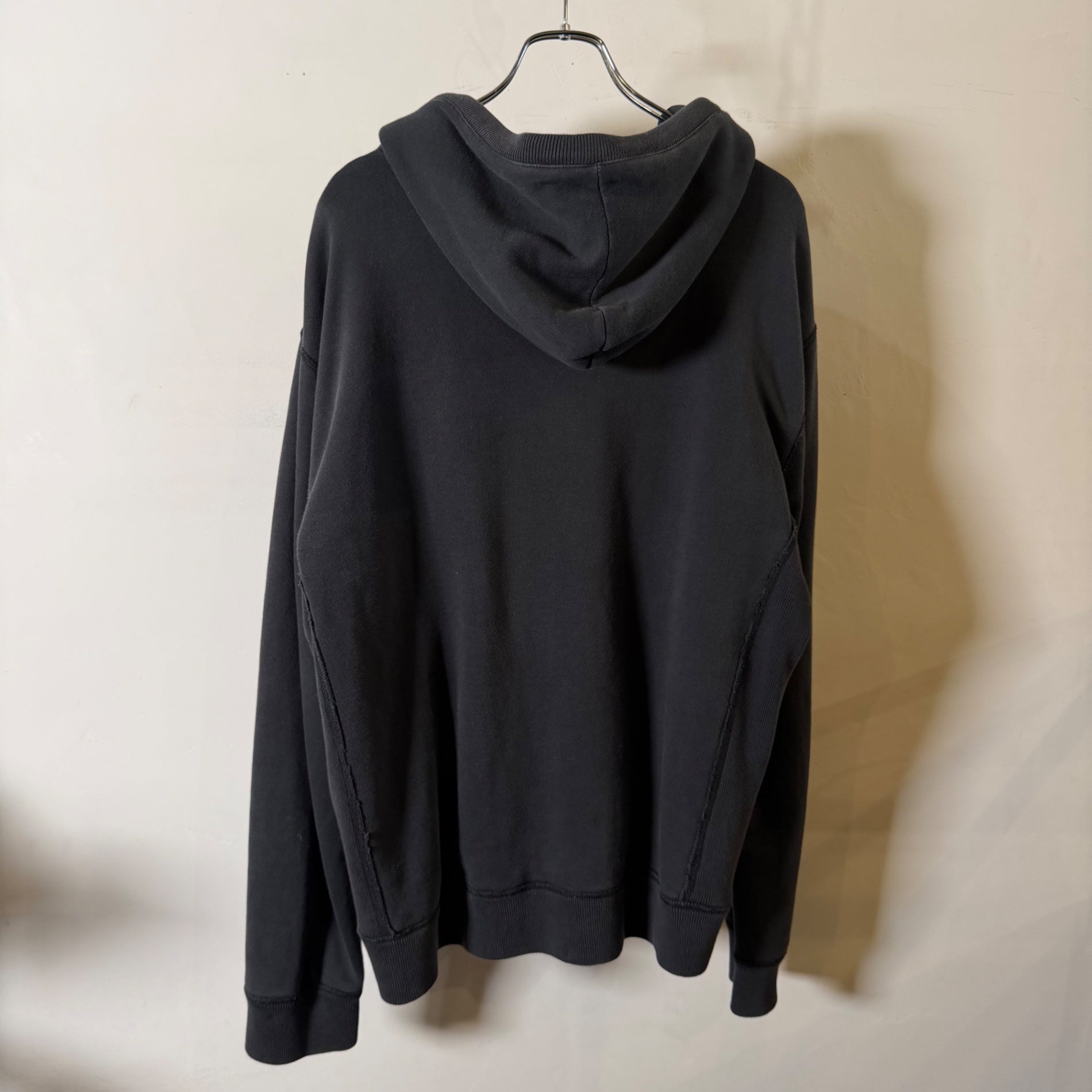 2000s Polo Ralph Lauren "BLACK" Double Face Zip-Up Hoodie