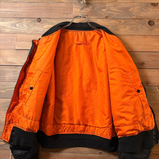 1990s Alpha Industries "Black" MA-1 Flight Jacket
