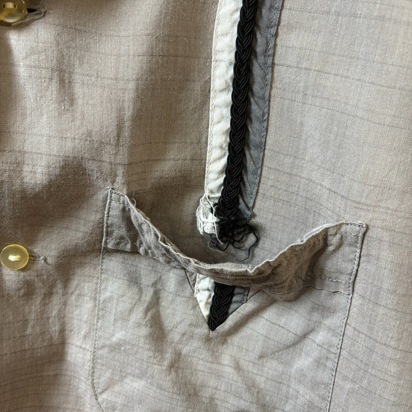 1960s TOWNCRAFT "Open Collar Cotton Shirt"
