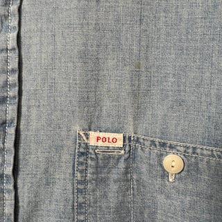 1990s~2000s Polo Ralph Lauren "Gachapoke" Vintage Dungaree Workshirt