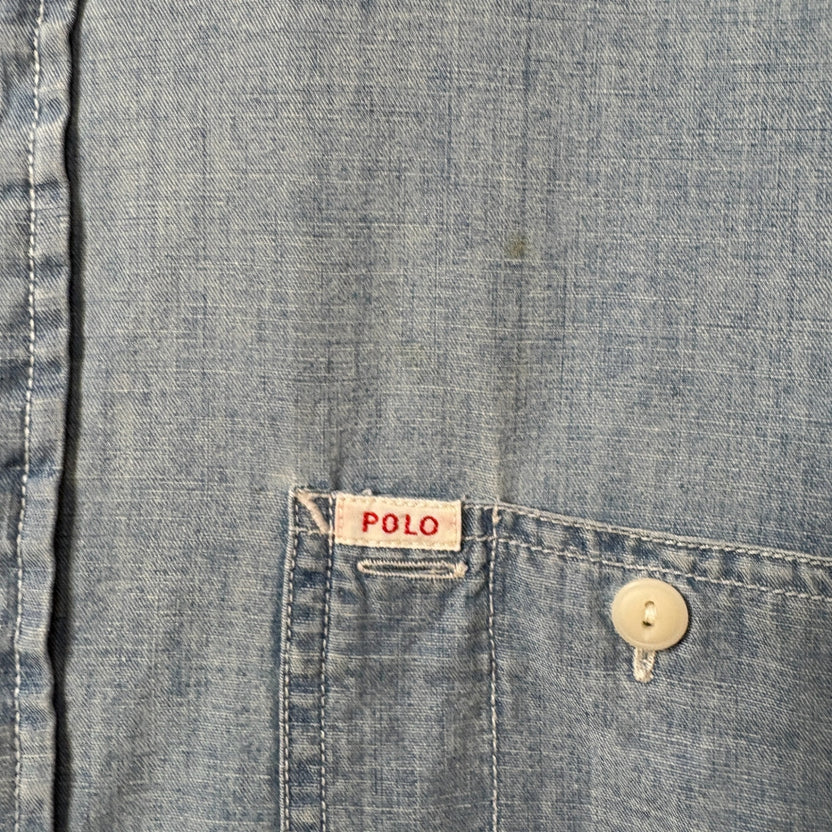 1990s~2000s Polo Ralph Lauren "Gachapoke" Vintage Dungaree Workshirt