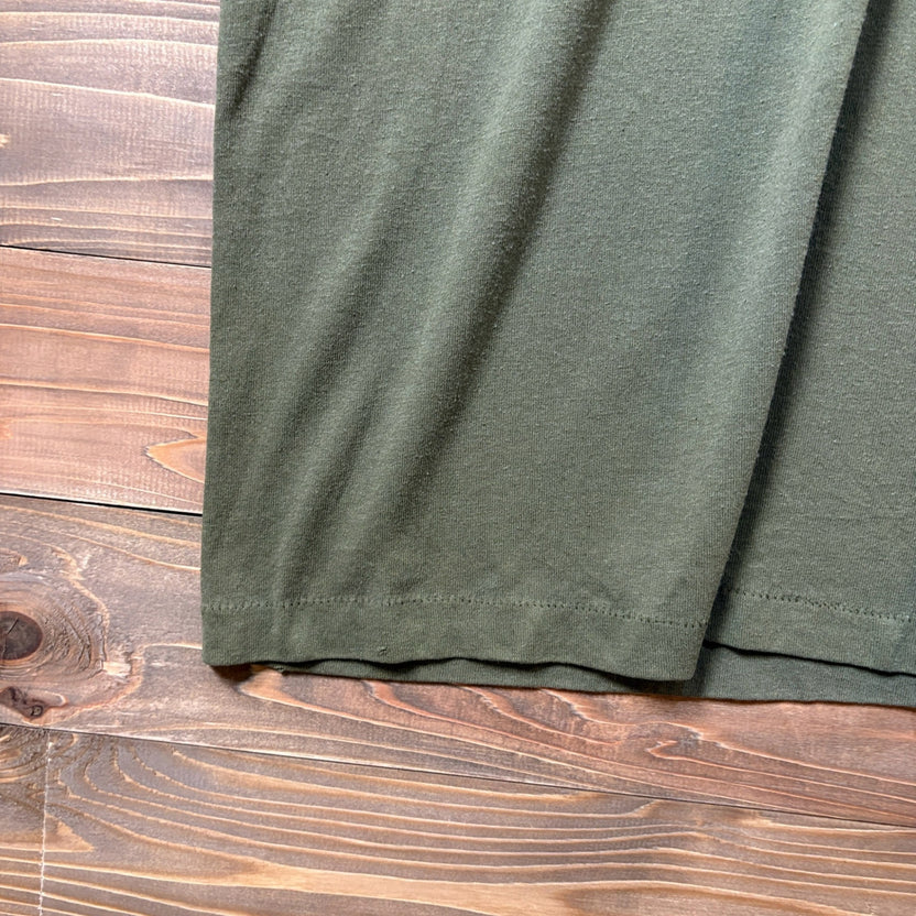1990s unknown "KHAKI" Blank T-Shirt