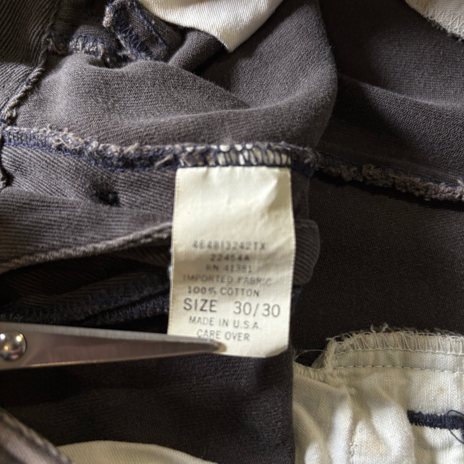 1990s RRL "Fade Black" Cargo Pant