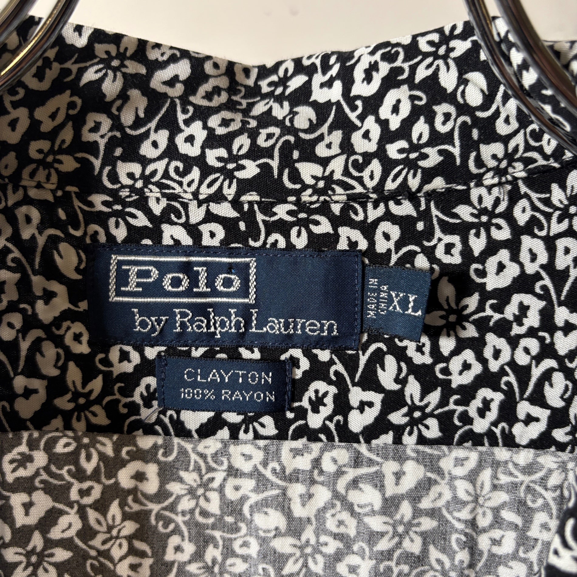 1990s Polo Ralph Lauren "RAYON" CLAYTON Aloha Shirt