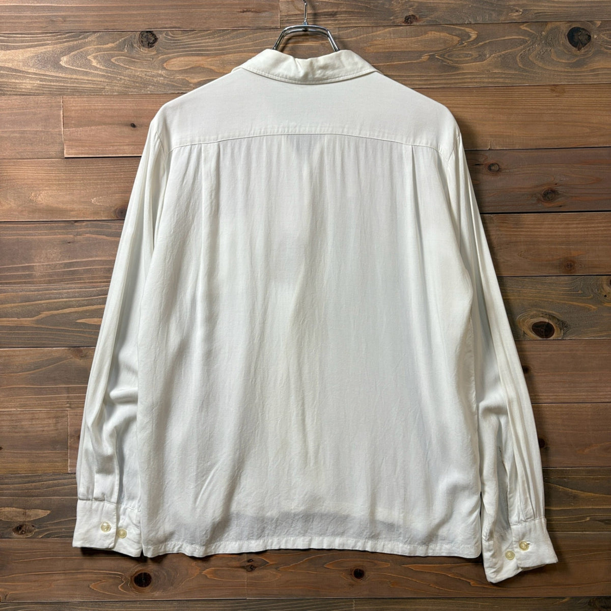 1960s PILGRIM "Native Pattern" Open Collar Rayon Shirt