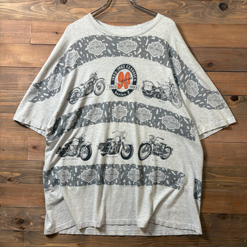 1990s Harley-Davidson "All-Over Pattern" T-Shirt