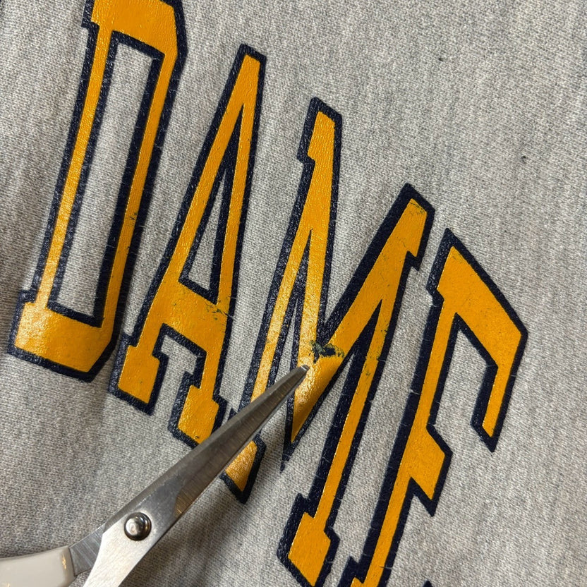 1990s "Champion" REVERSE WEAVE "Notre Dame" Hoodie