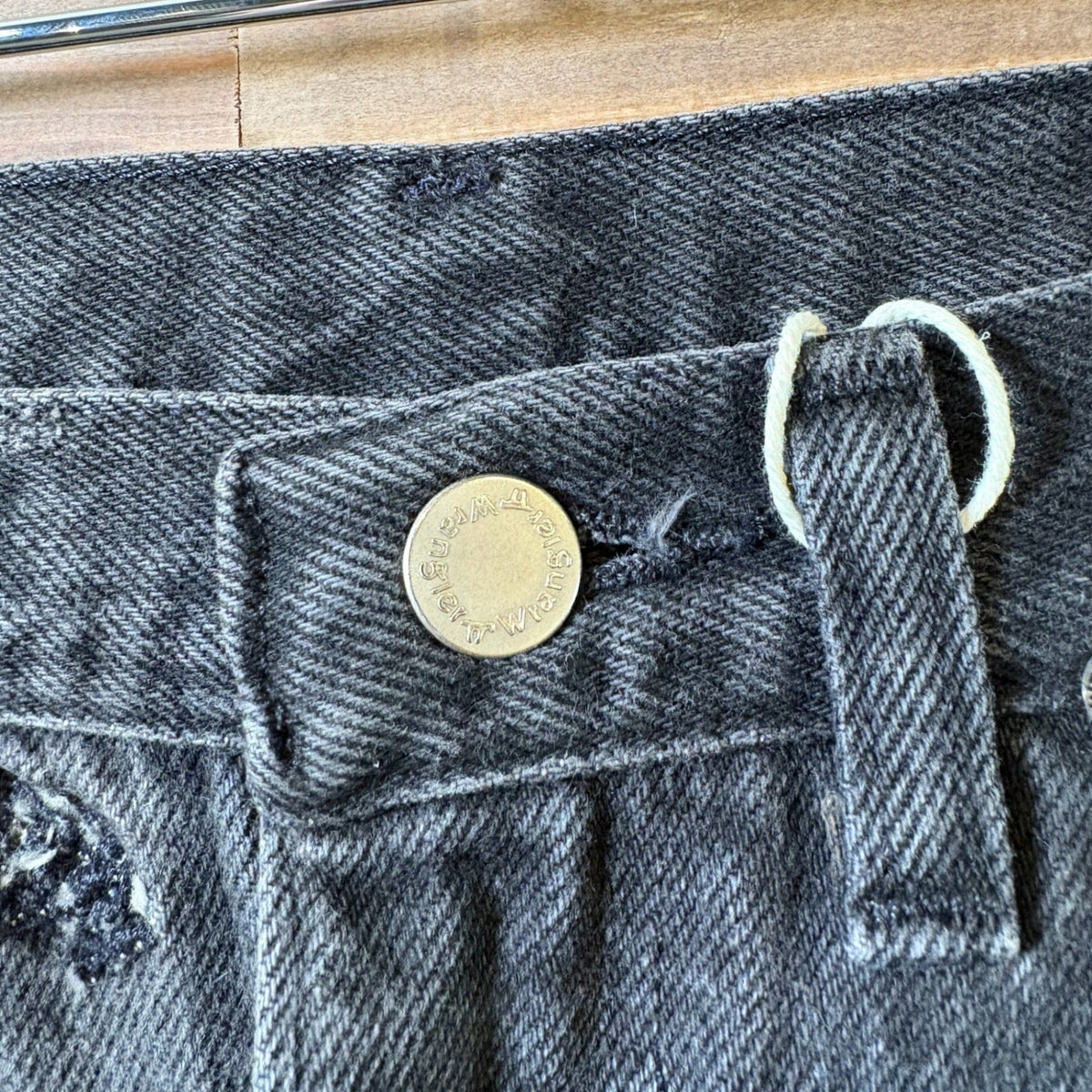 1990s Wrangler 96501CB Black Denim Pants