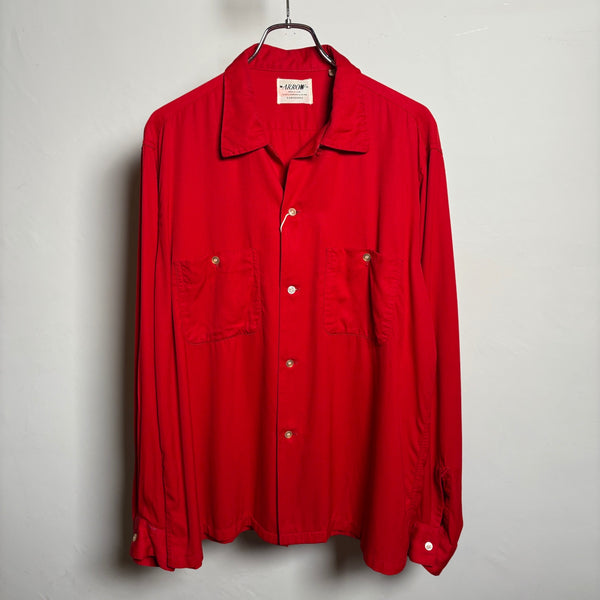 1960s ARROW "GABANARO" Rayon Gabardine Shirt