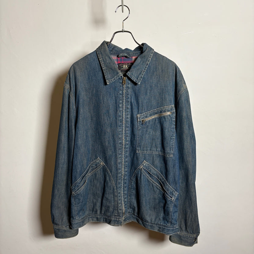 1990s RRL "91-B TYPE" Herringbone Denim Jacket