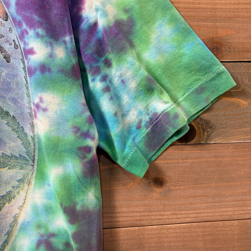 1990s FOTL "Mike Dubois" WEED ART Tye-Dye T-Shirt