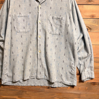 1960s Pilgrim "All-Over Pattern" Printed Flannel Shirt