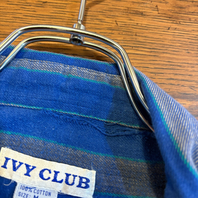 IVY CLUB "Stripe" Flannel Shirt